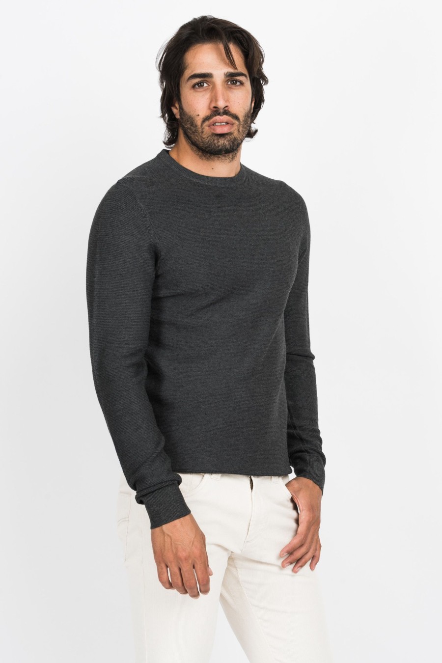 Maglie Cotton&Silk | Maglia Trama Orizzontale