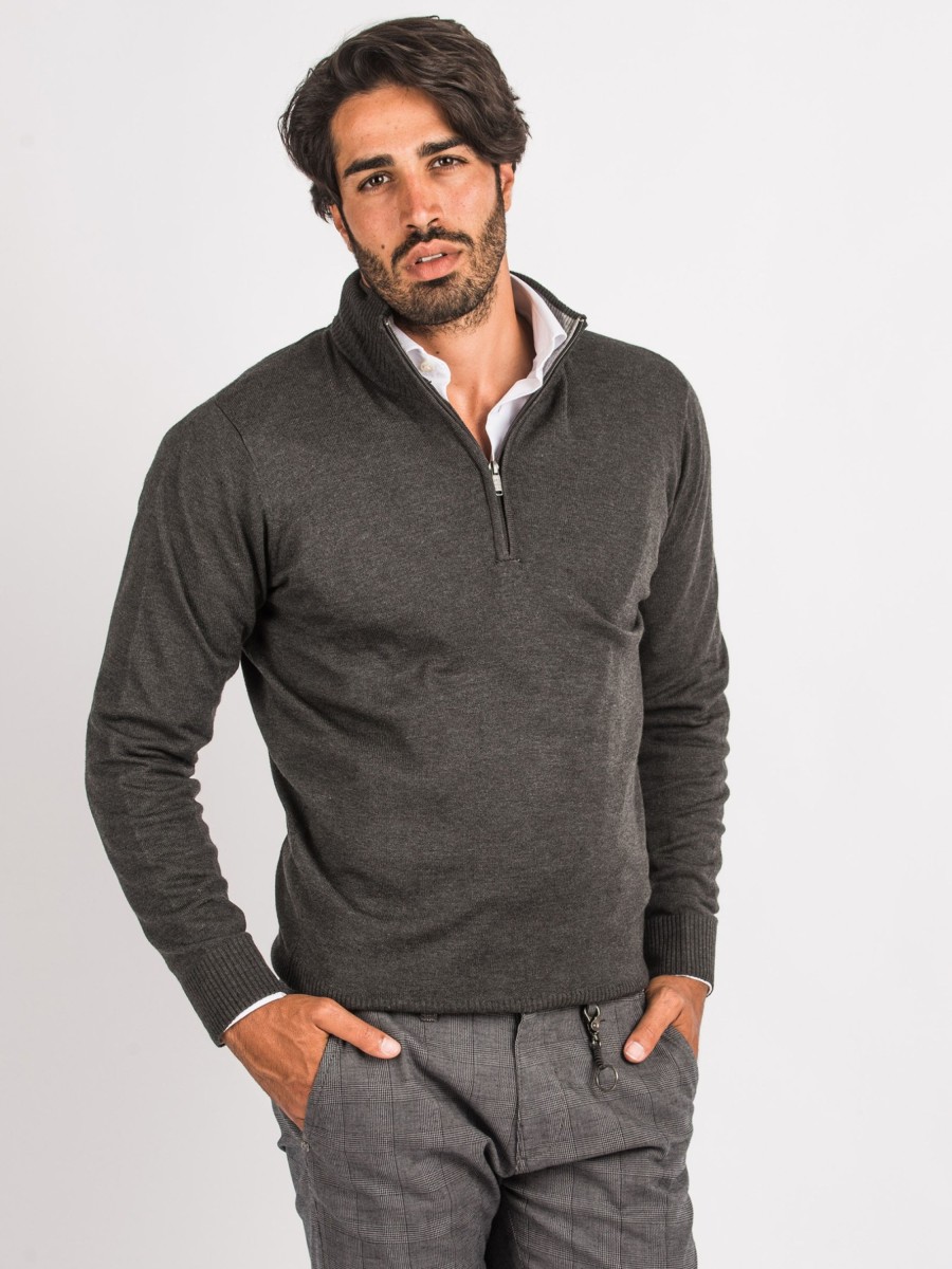 Maglie Cotton&Silk | Lupetto Zip