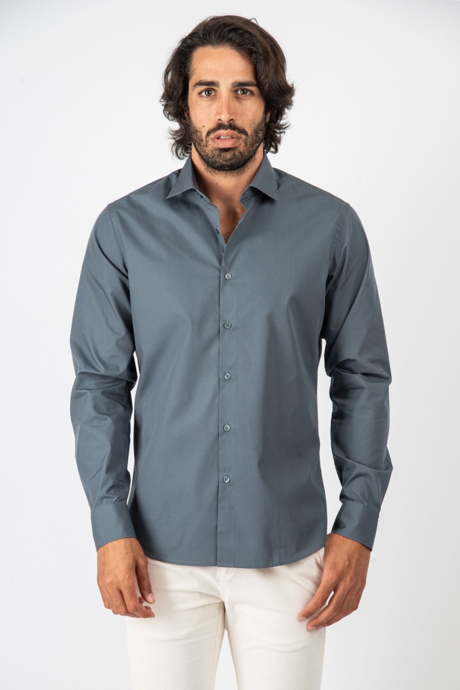 Camicie Cotton&Silk | Camicia Tinta Unita