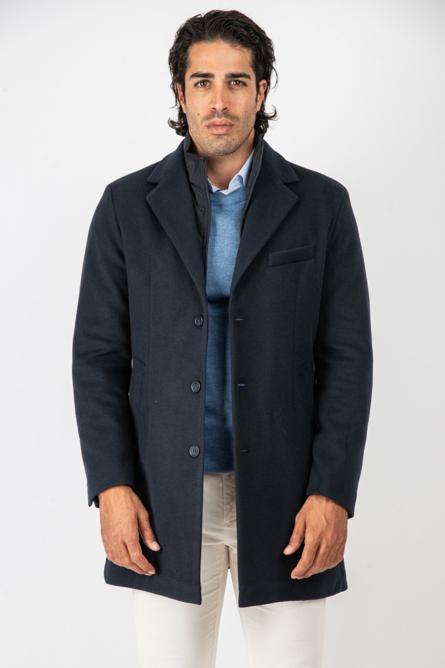 Giacche E Cappotti Cotton&Silk | Cappotto Pettorina