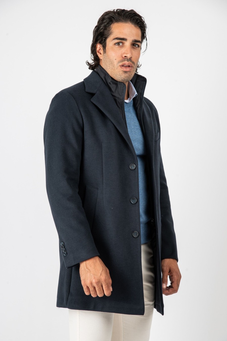 Giacche E Cappotti Cotton&Silk | Cappotto Pettorina