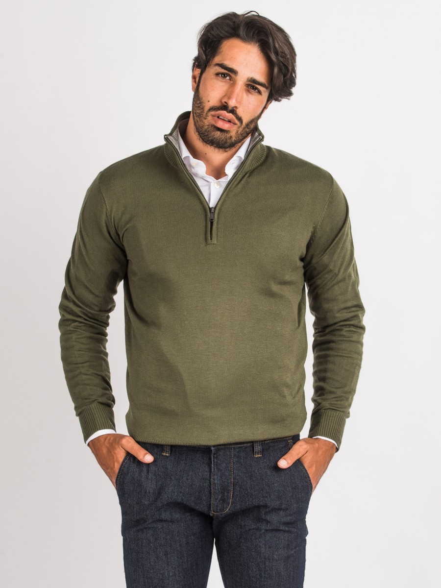 Maglie Cotton&Silk | Lupetto Zip