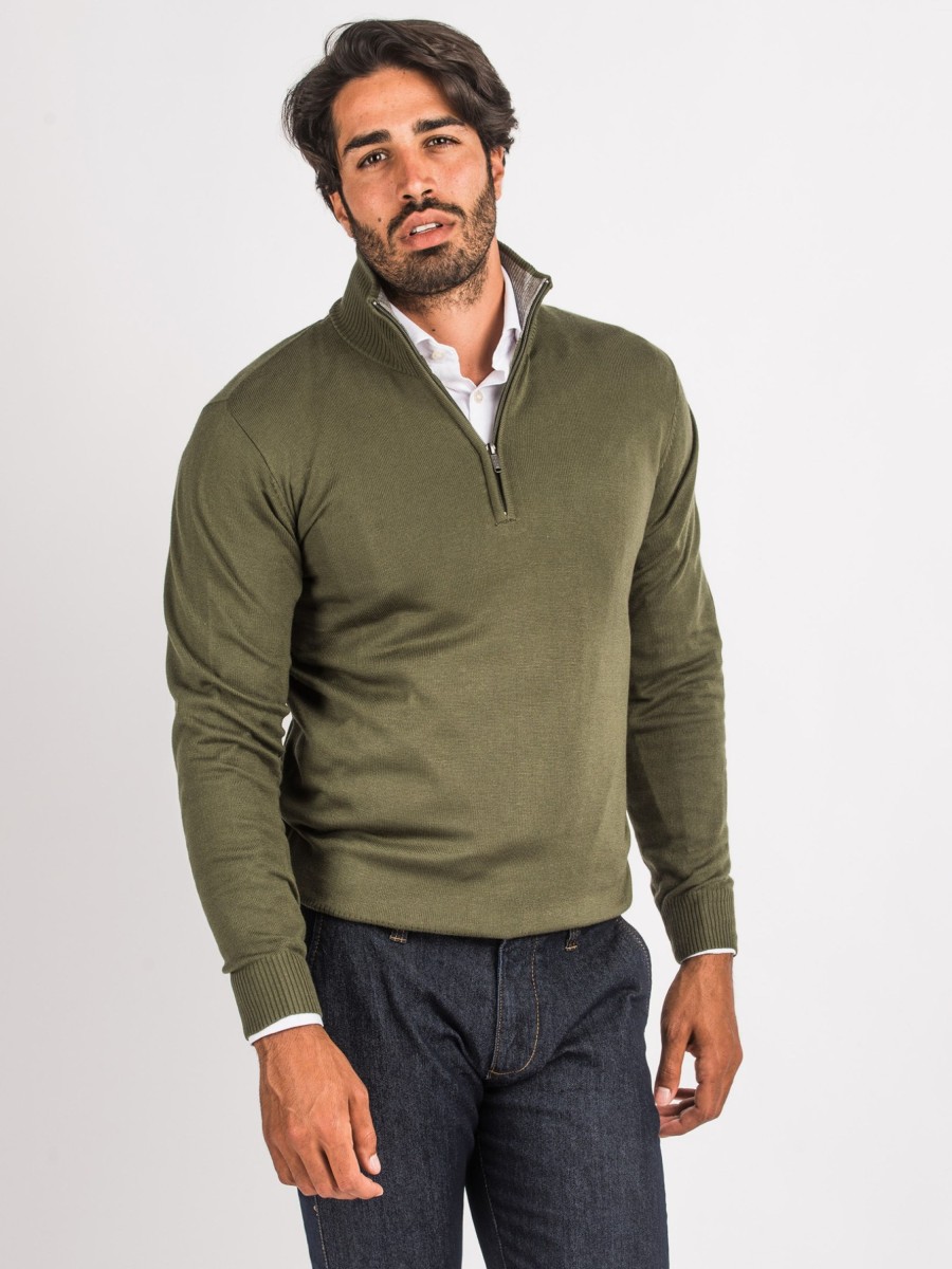 Maglie Cotton&Silk | Lupetto Zip