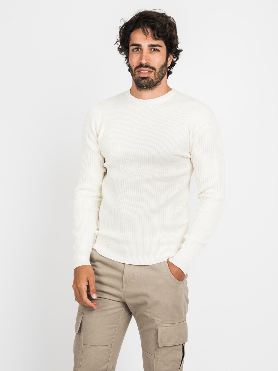 Maglie Cotton&Silk | Maglia A Coste Larghe