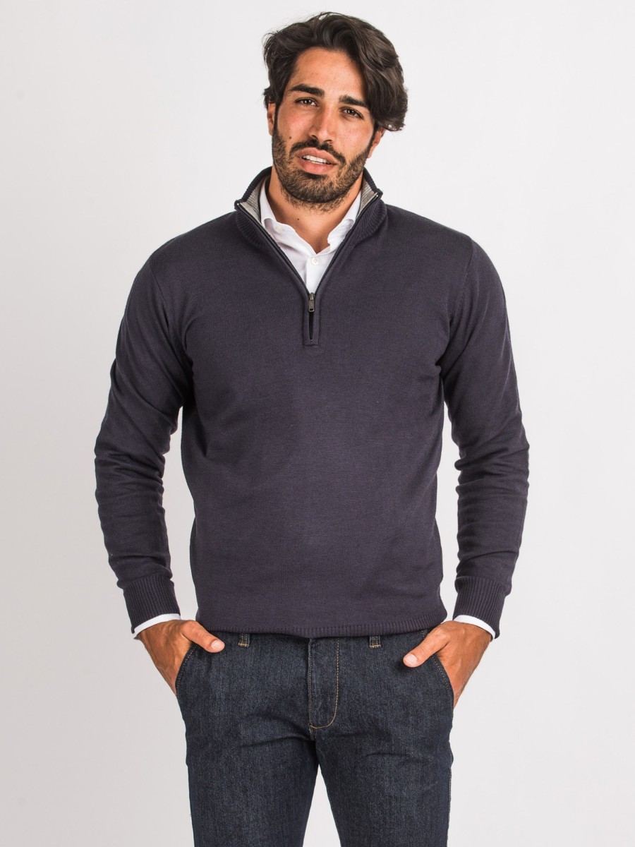 Maglie Cotton&Silk | Lupetto Zip