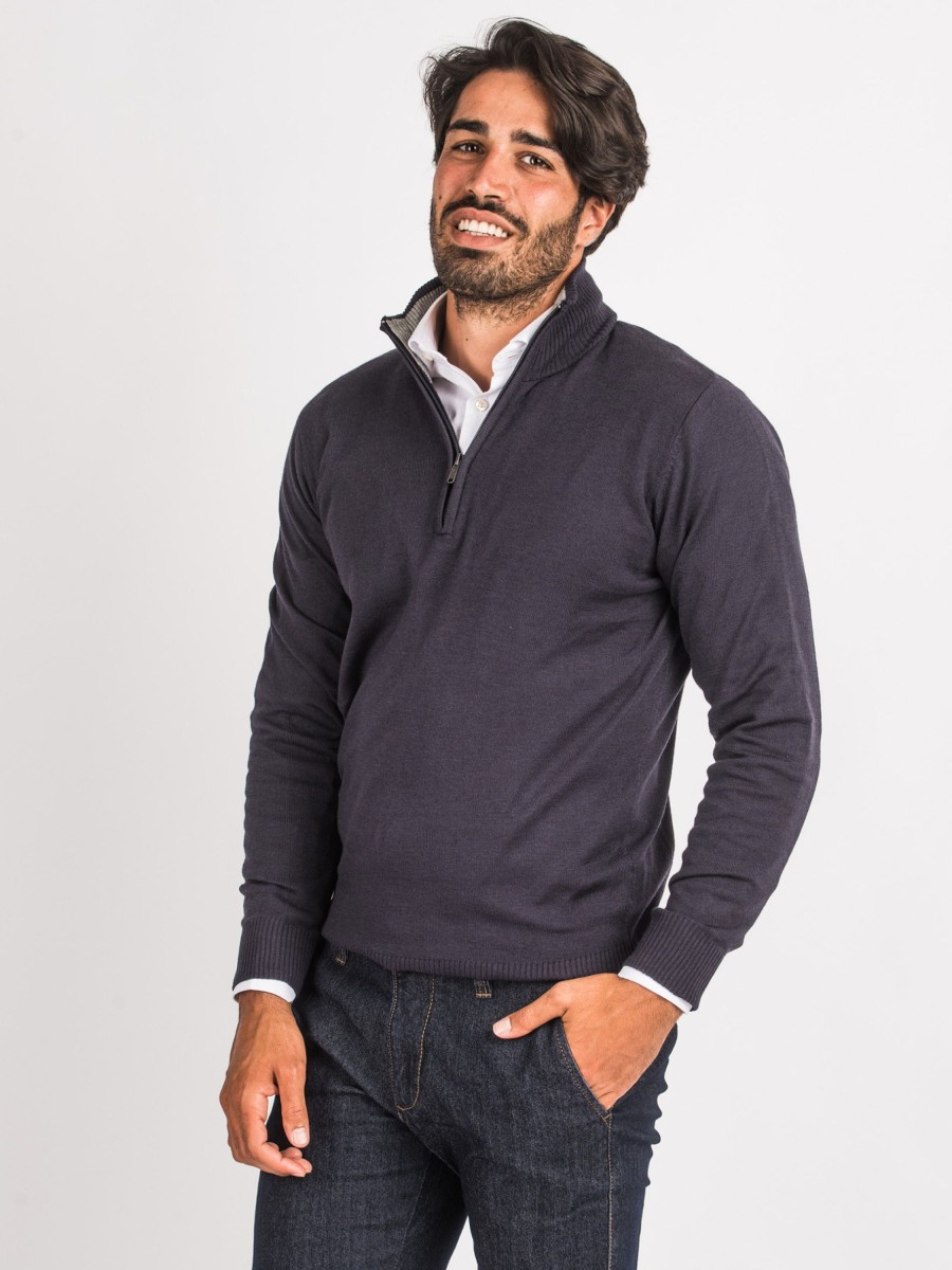 Maglie Cotton&Silk | Lupetto Zip