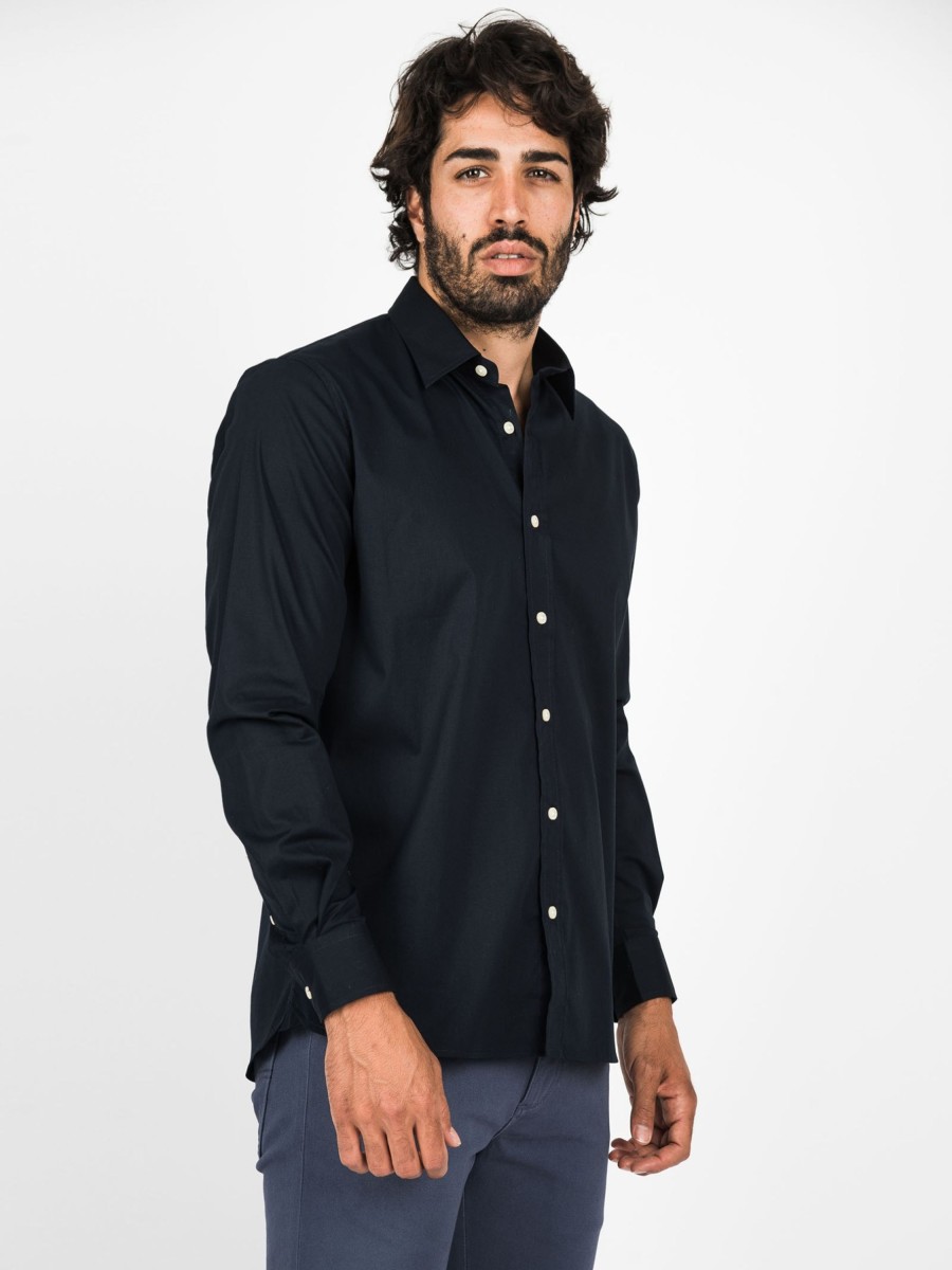 Camicie Cotton&Silk | Camicia Slim Tinta Unita