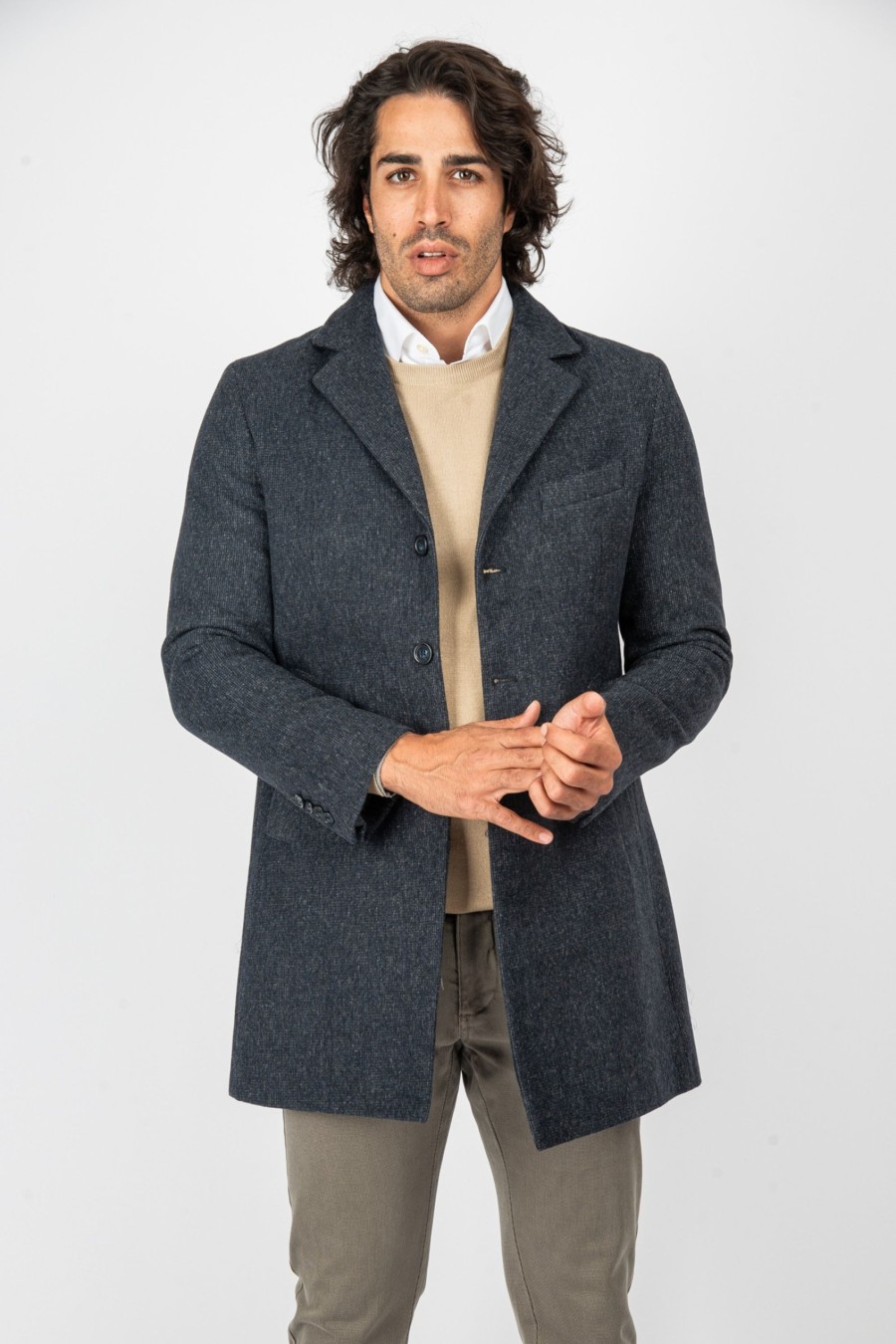 Giacche E Cappotti Cotton&Silk | Cappotto Melange