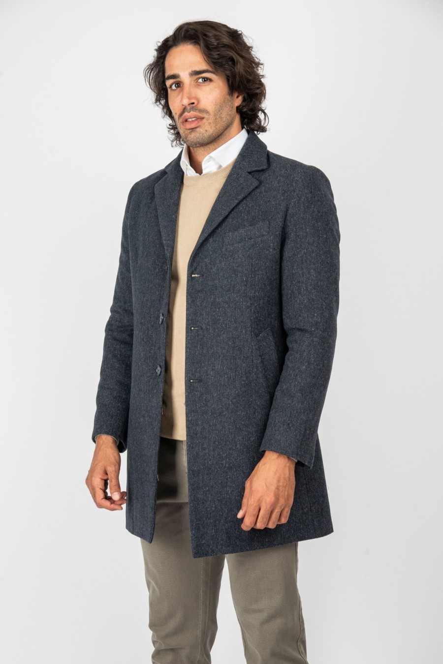 Giacche E Cappotti Cotton&Silk | Cappotto Melange