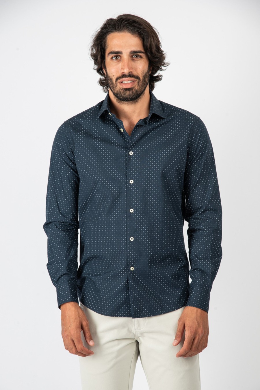 Camicie Cotton&Silk | Camicia Microfantasia