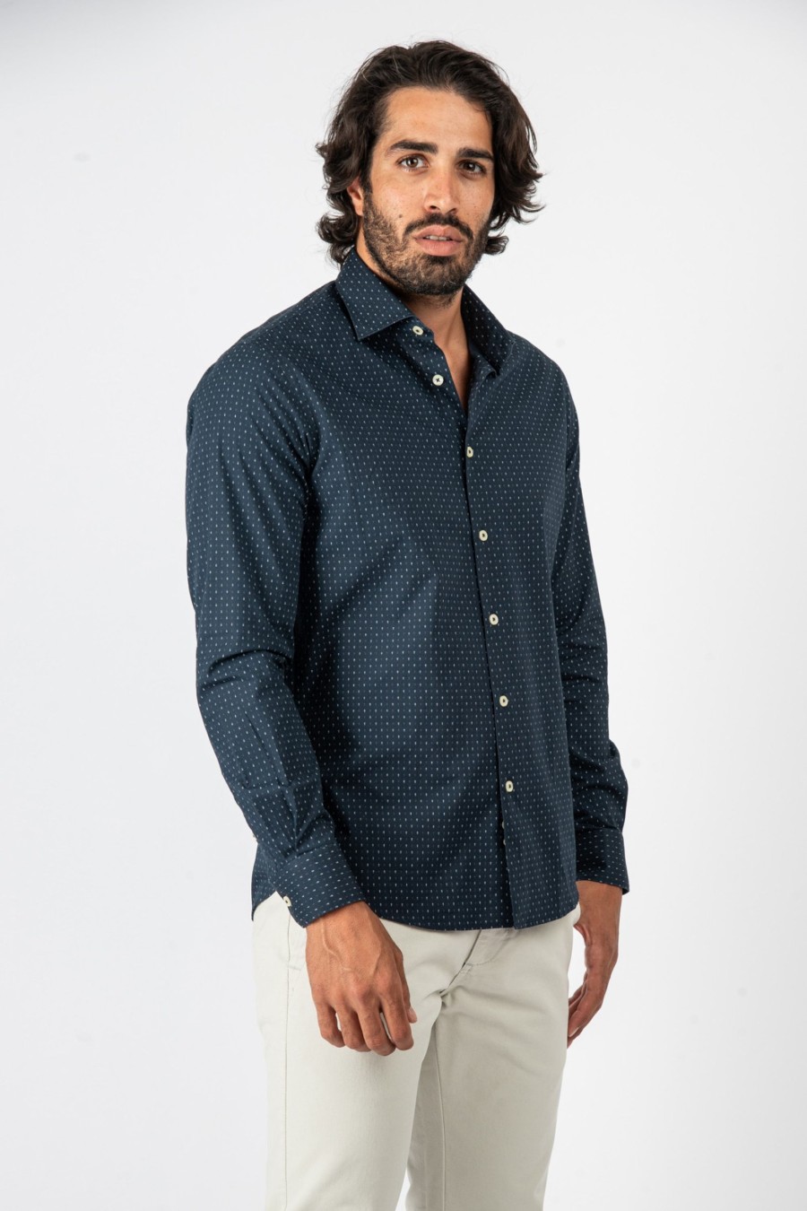 Camicie Cotton&Silk | Camicia Microfantasia