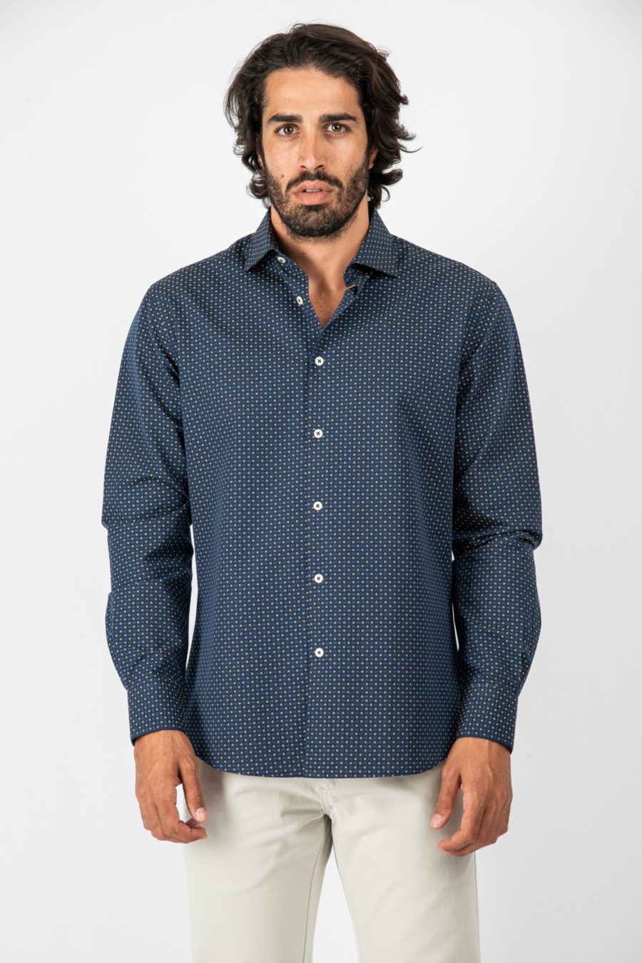 Camicie Cotton&Silk | Camicia Microfantasia