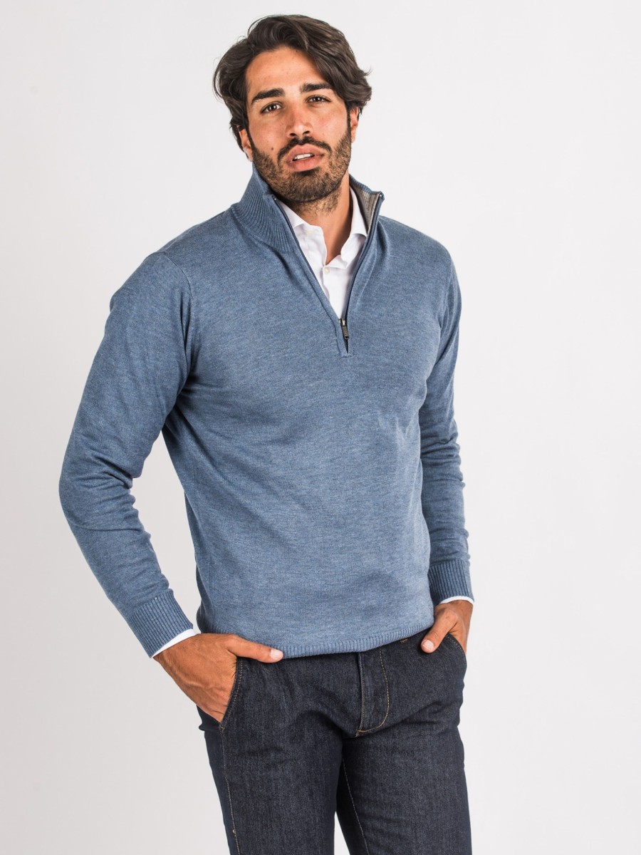 Maglie Cotton&Silk | Lupetto Zip