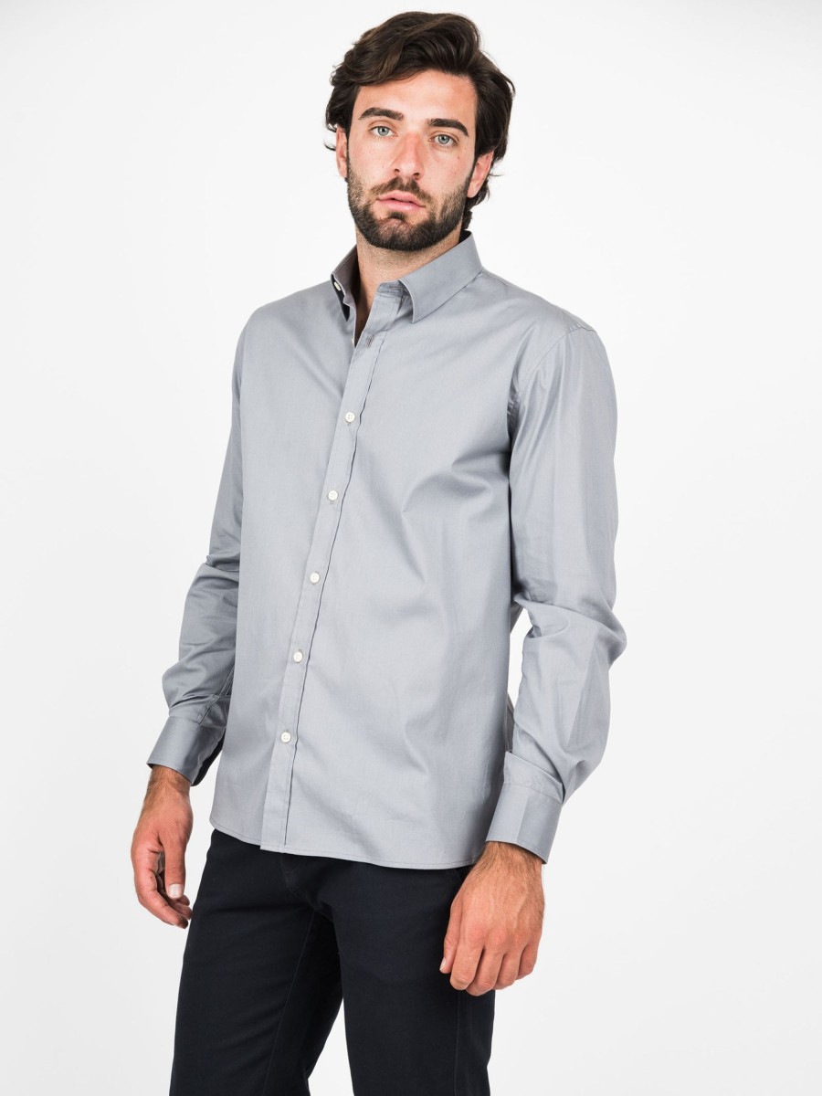 Camicie Cotton&Silk | Camicia Slim Tinta Unita