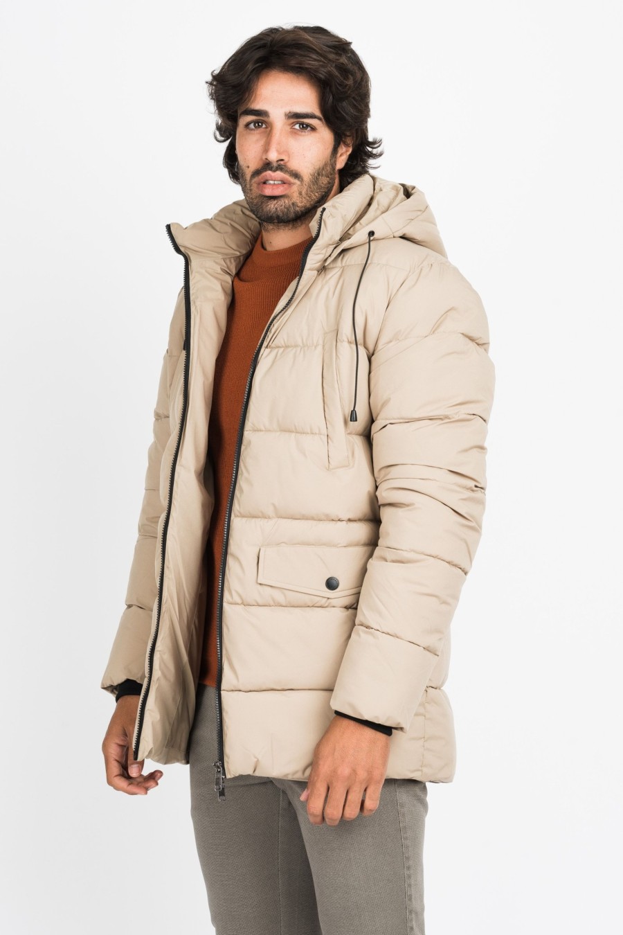 Giubbini Cotton&Silk | Parka Imbottito Cappuccio