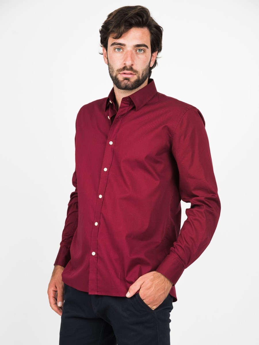 Camicie Cotton&Silk | Camicia Slim Tinta Unita