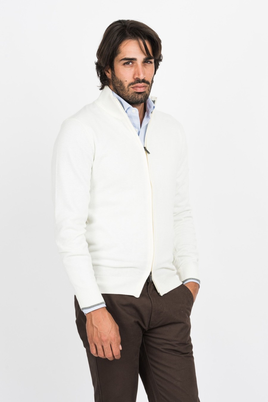 Maglie Cotton&Silk | Cardigan Zip