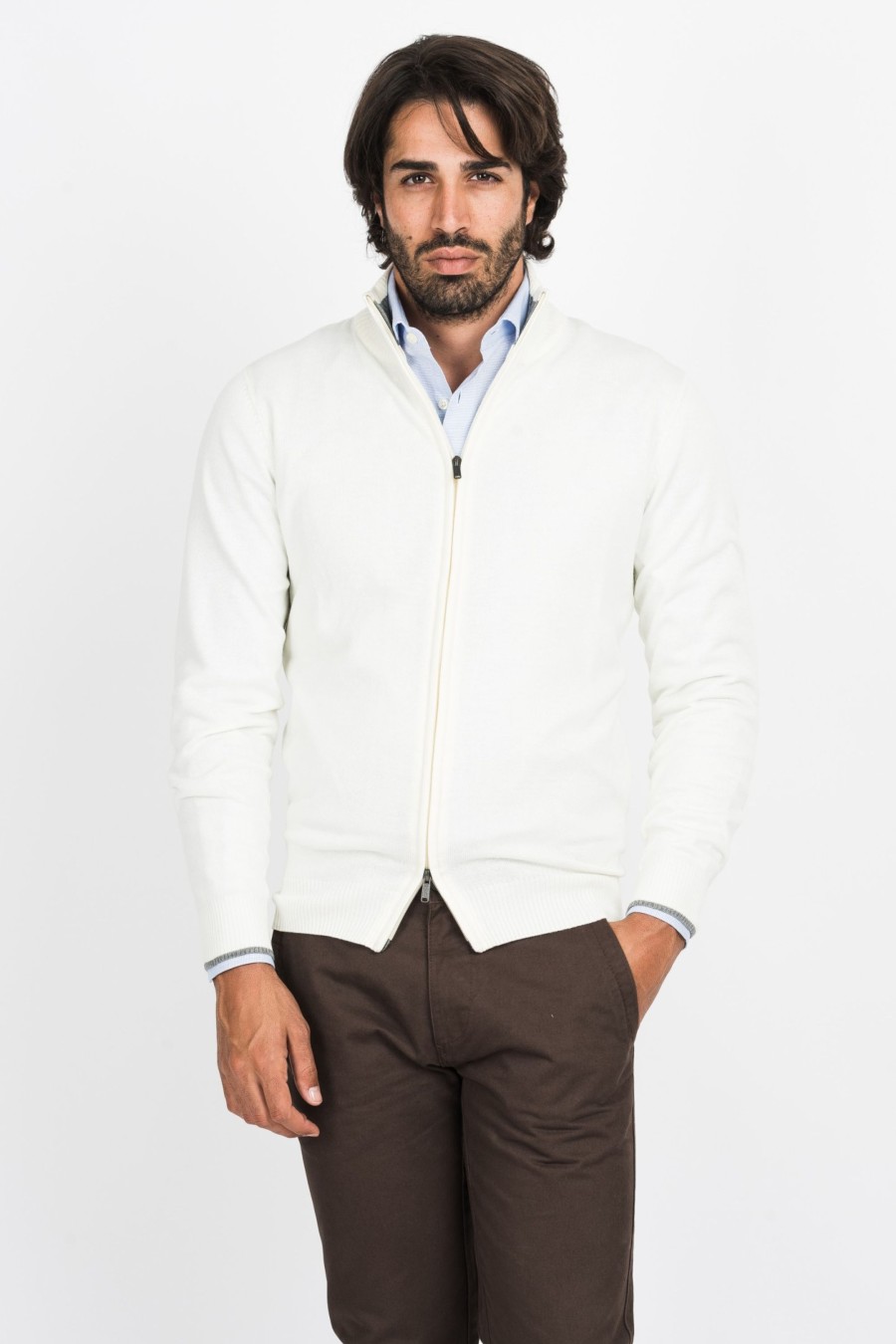 Maglie Cotton&Silk | Cardigan Zip