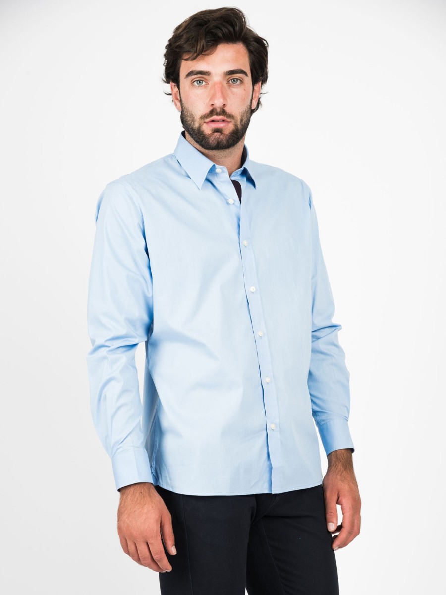 Camicie Cotton&Silk | Camicia Slim Tinta Unita