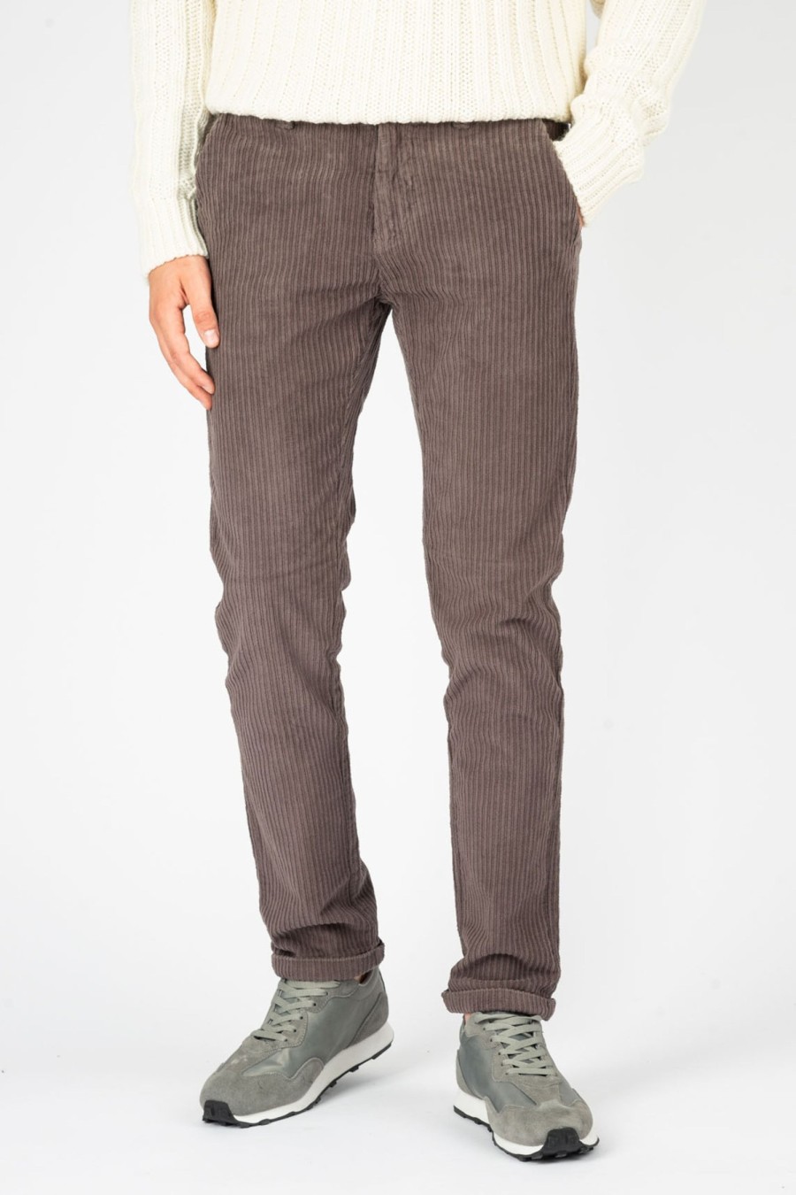 Pantaloni Cotton&Silk | Pantalone Velluto Coste Larghe