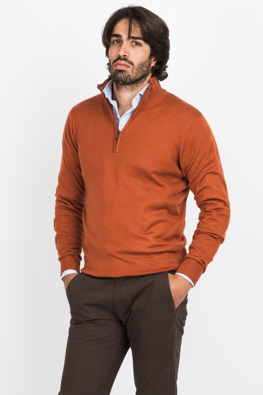 Maglie Cotton&Silk | Lupetto Zip