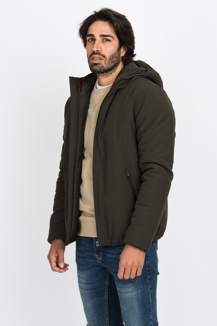 Giubbini Cotton&Silk | Bomber Cappuccio