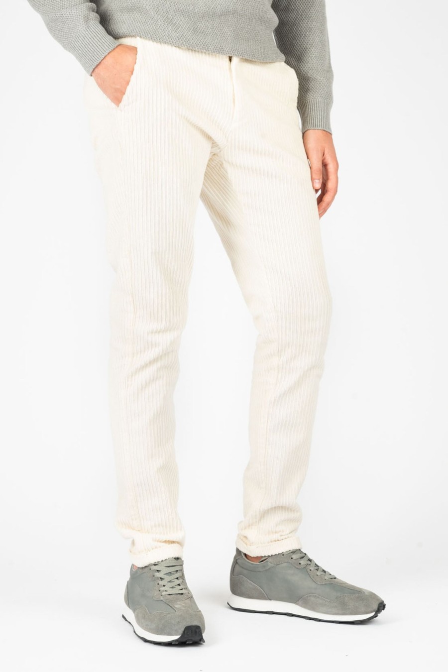 Pantaloni Cotton&Silk | Pantalone Velluto Coste Larghe