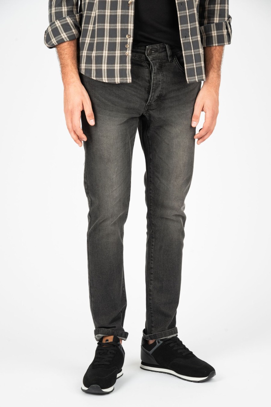 Jeans Cotton&Silk | Jeans Con Sfumature Nero