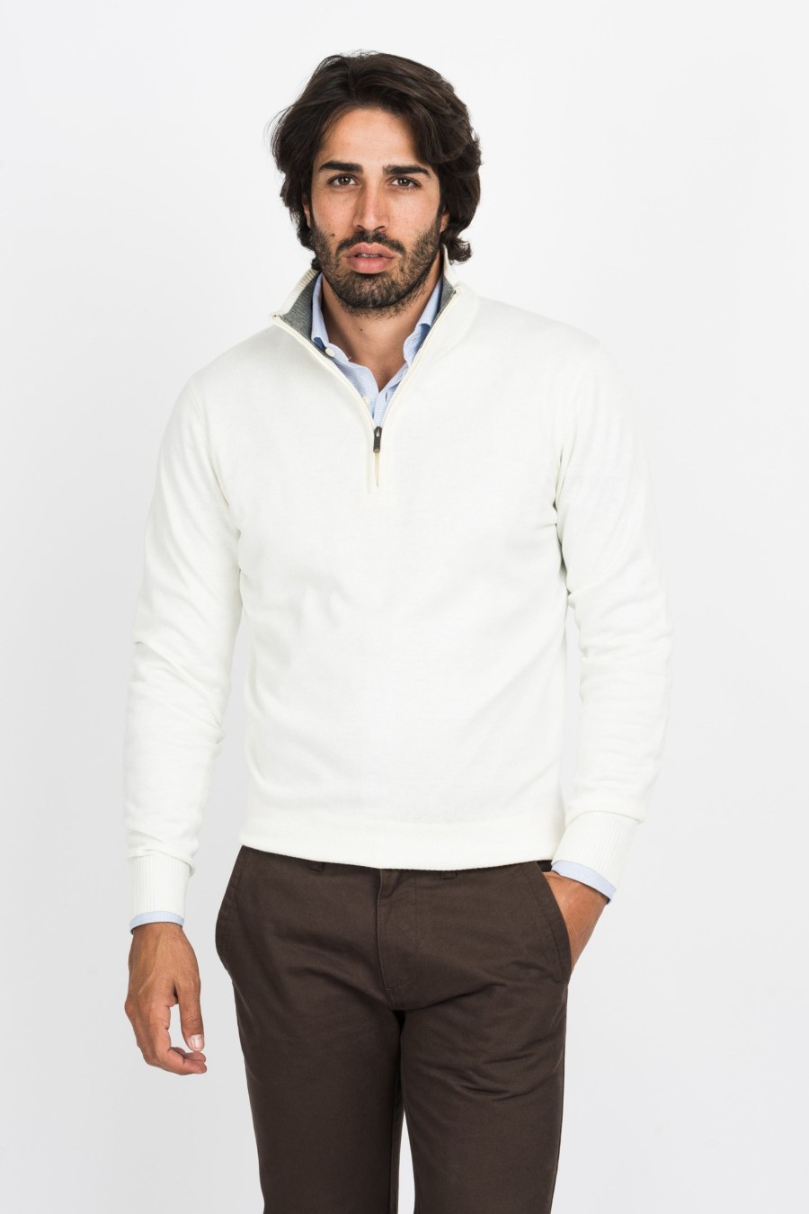 Maglie Cotton&Silk | Lupetto Zip