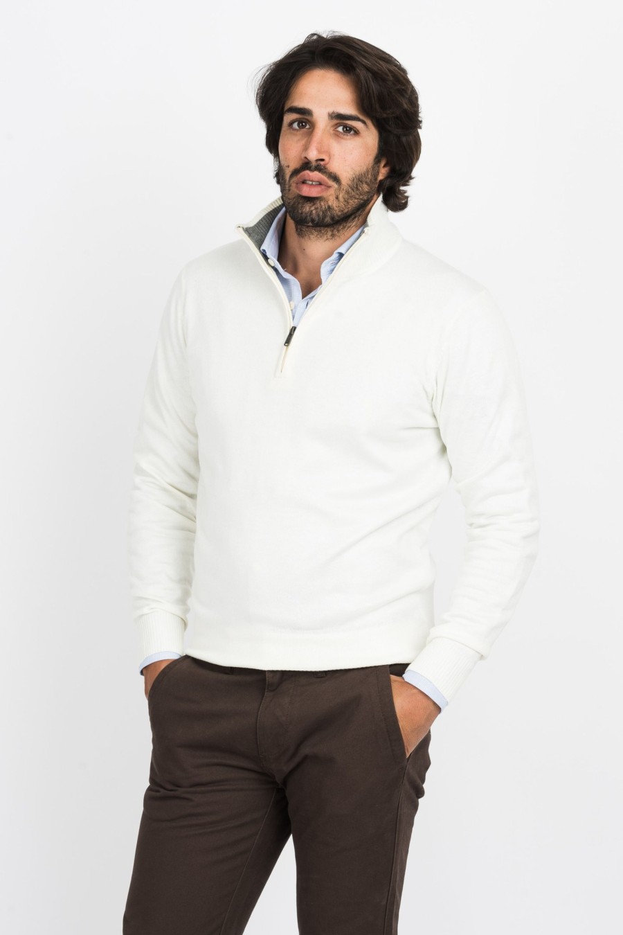 Maglie Cotton&Silk | Lupetto Zip