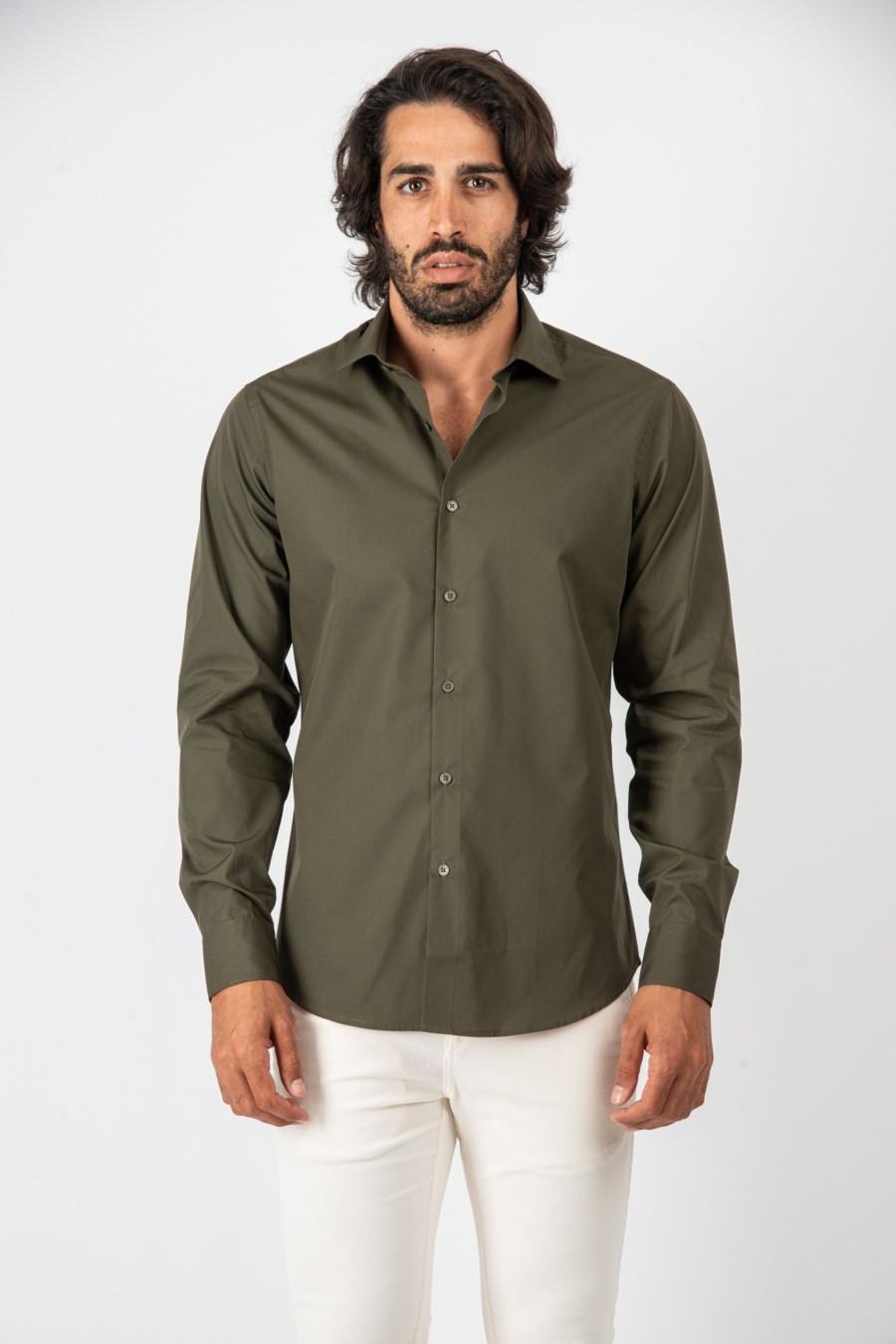 Camicie Cotton&Silk | Camicia Tinta Unita