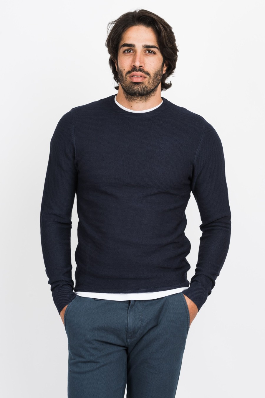 Maglie Cotton&Silk | Maglia Trama Orizzontale