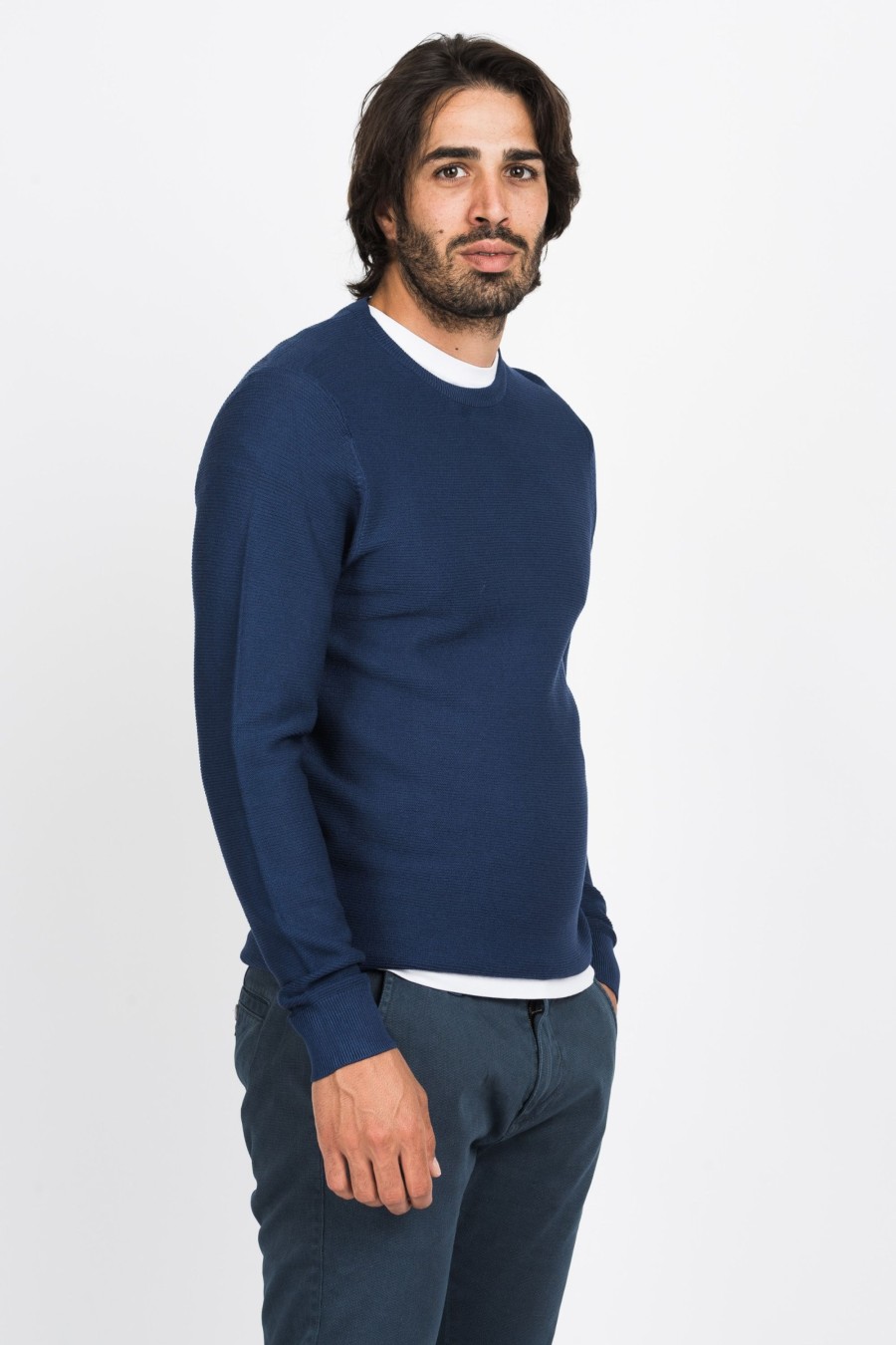 Maglie Cotton&Silk | Maglia Trama Orizzontale