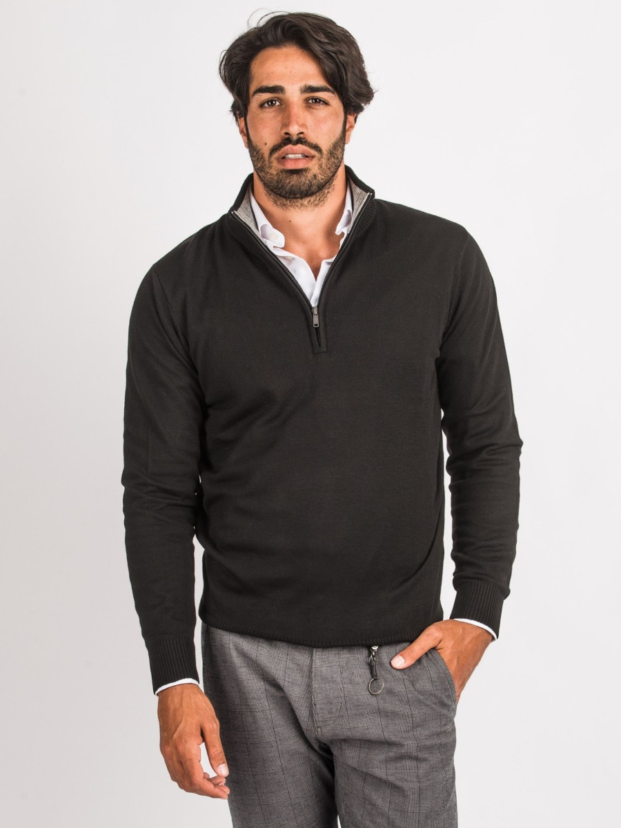 Maglie Cotton&Silk | Lupetto Zip