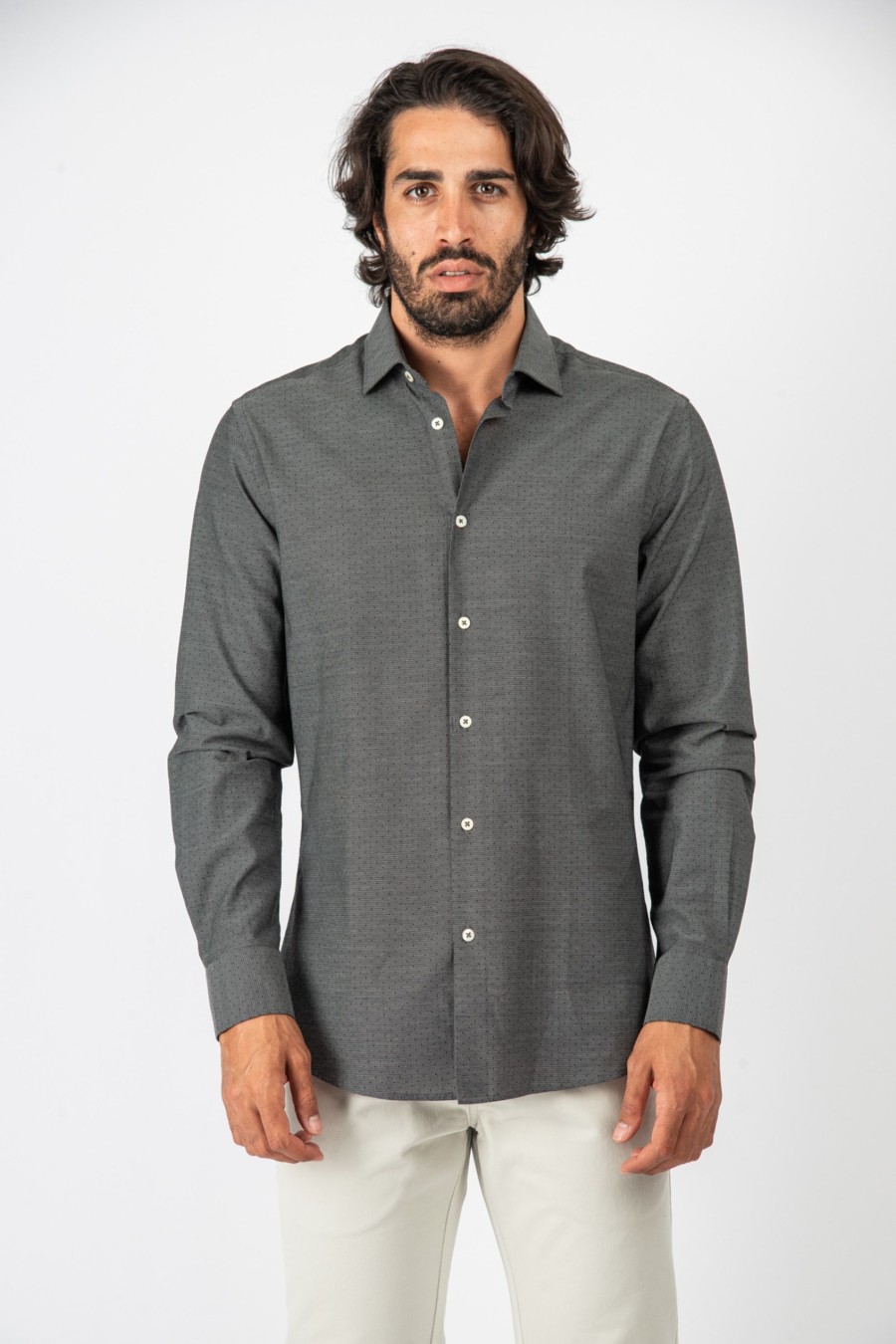 Camicie Cotton&Silk | Camicia Microfantasia