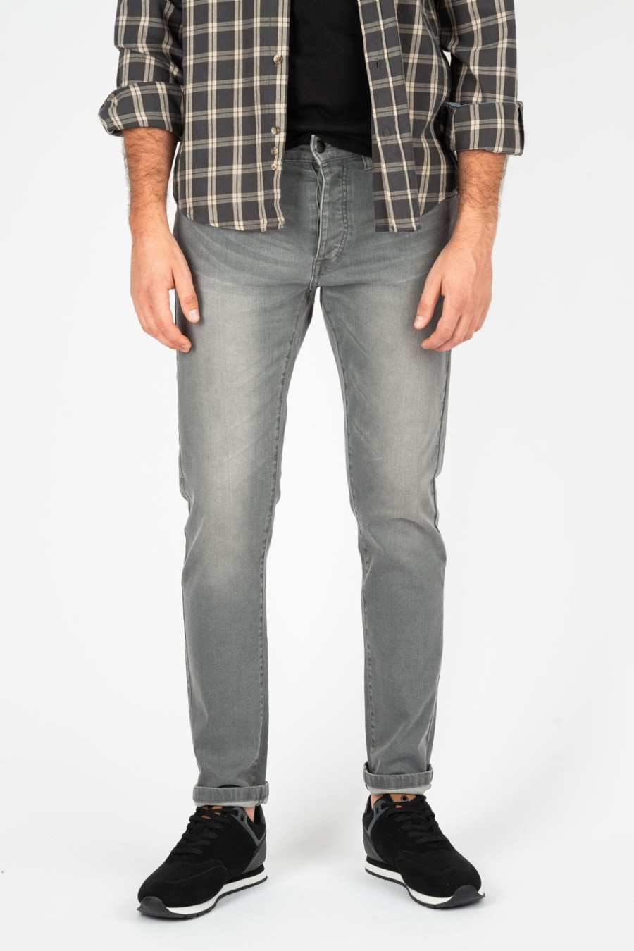 Jeans Cotton&Silk | Jeans Con Sfumature Grigio