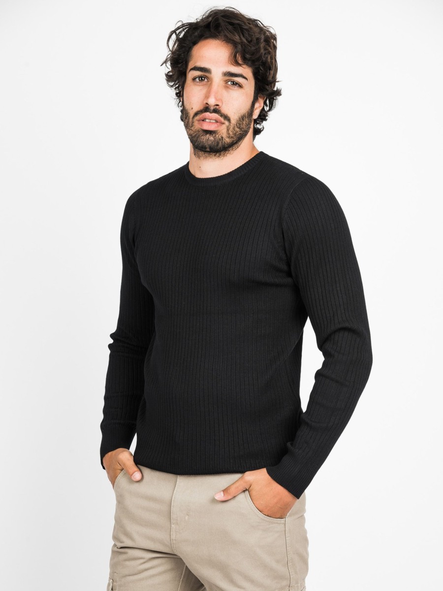 Maglie Cotton&Silk | Maglia A Coste Larghe