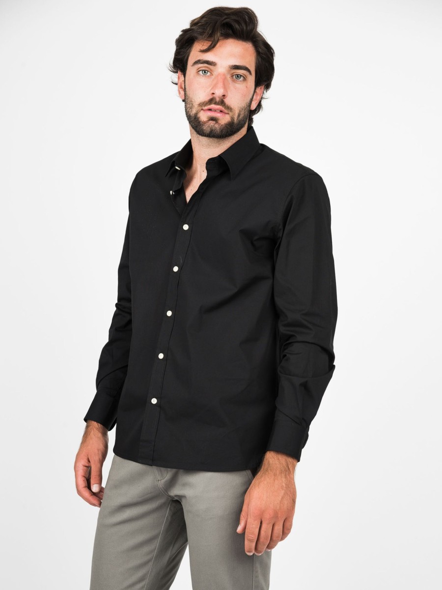 Camicie Cotton&Silk | Camicia Slim Tinta Unita