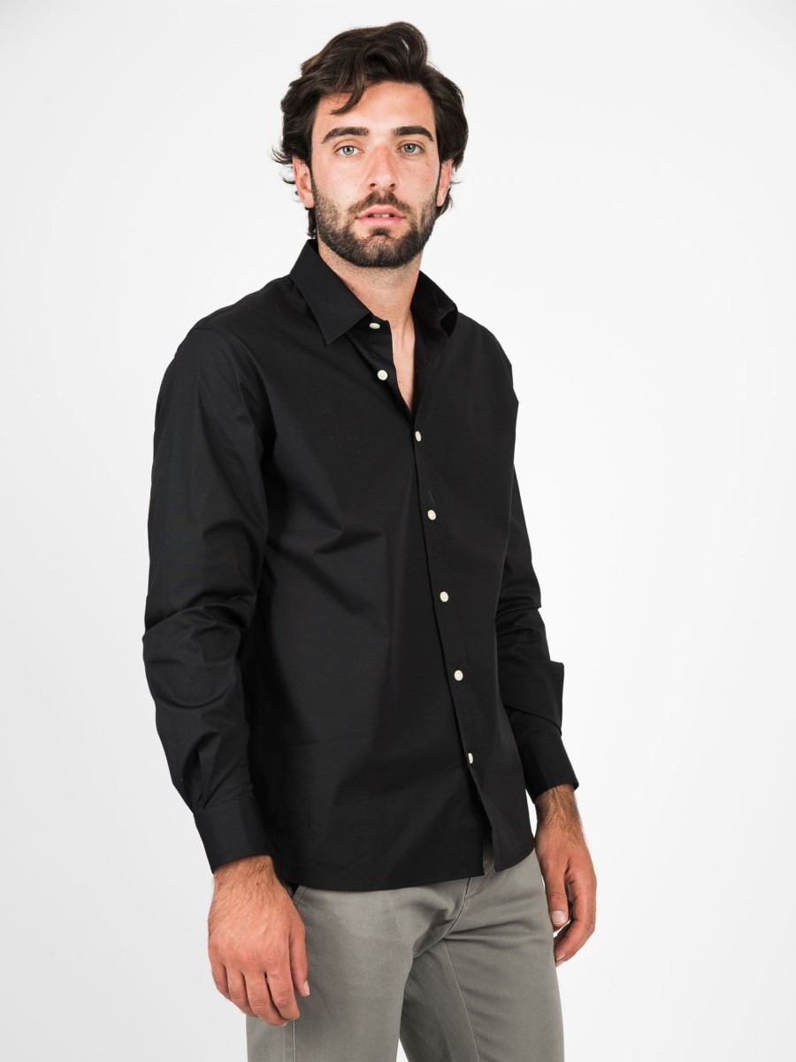 Camicie Cotton&Silk | Camicia Slim Tinta Unita