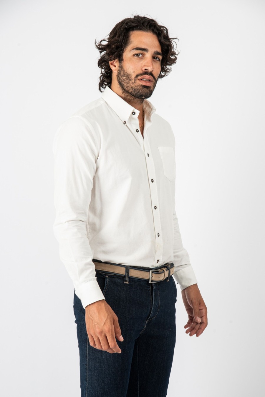 Camicie Cotton&Silk | Camicia Velluto Button Down