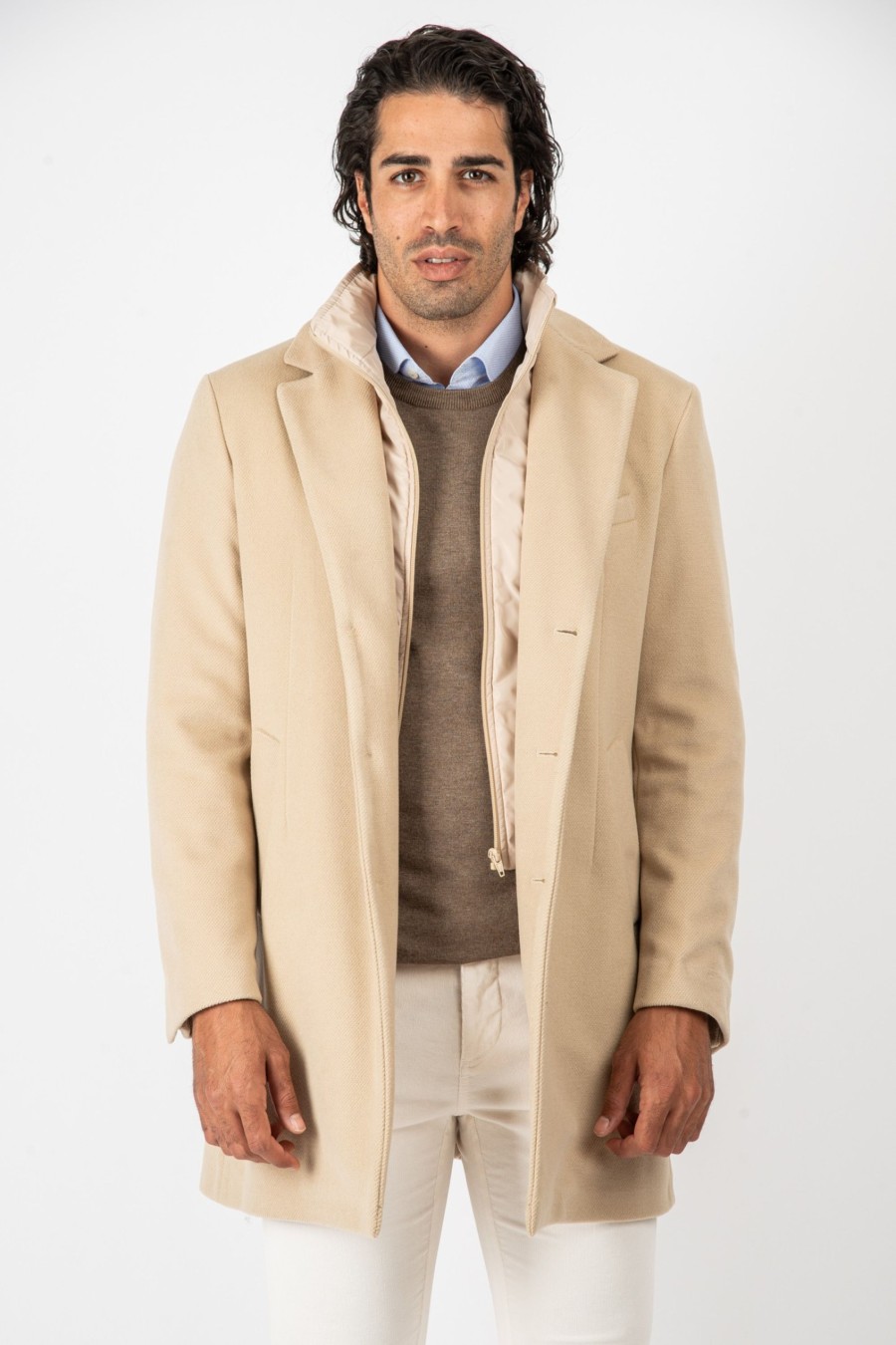 Giacche E Cappotti Cotton&Silk | Cappotto Pettorina